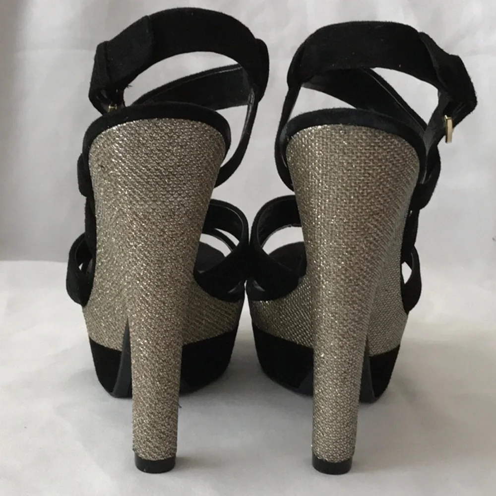 NEW GUESS JOYAN BLACK SHOES SZ 8.5